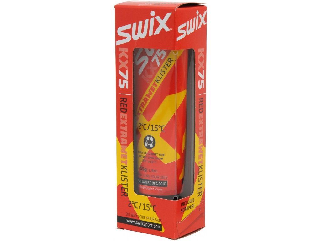 klister SWIX KX75 55g +2°/+15°C