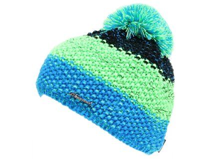 Tricolor, black/green/blue-melange