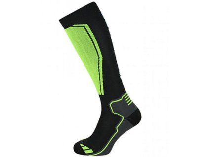 Compress 85 ski socks, black/yellow