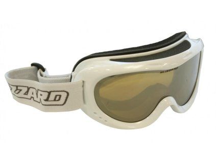 BLIZZARD Ski Gog. 907 MDAZPO, white met., honey2, silver mir., polar