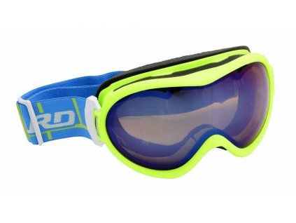 BLIZZARD Ski Gog. 919 MDAVZS, neon green matt, amber2, blue miror