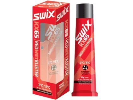 klister SWIX KX65 55g červený +1/+5°C
