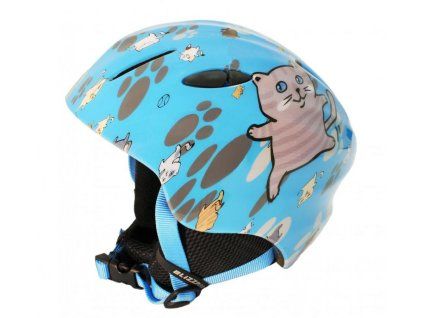 BLIZZARD Magnum ski helmet junior, blue cat shiny