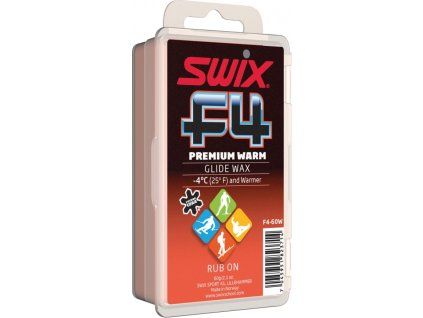 vosk SWIX F4-60W 60g -4°C a teplejší+korek