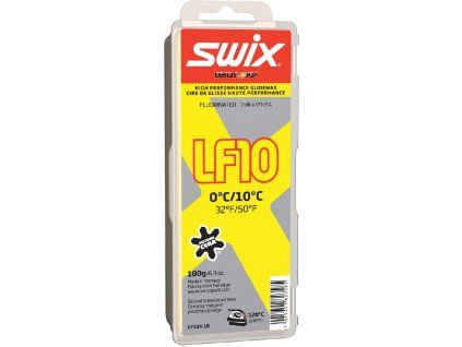vosk SWIX LF10X žlutý 180g 0°/+10°C