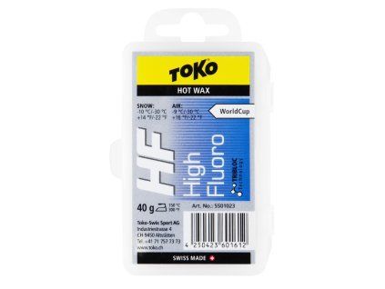 vosk TOKO HF Hot Wax 40g blue -10/-30°C