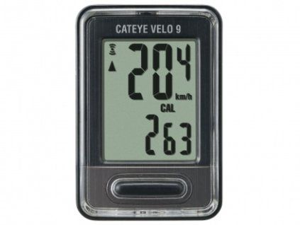Cyklopočítač CAT Velo 9 (VL820) černá