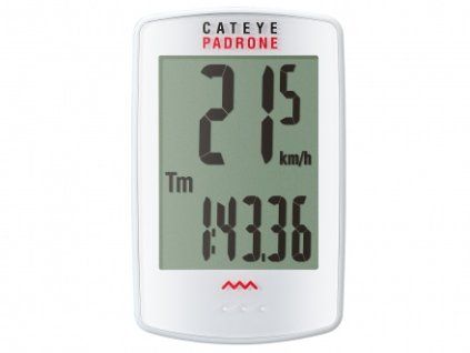 Cyklopočítač CAT Padrone (PA100W) (bílá)