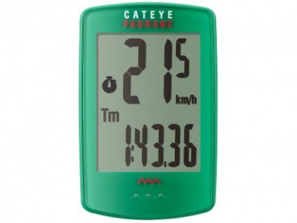 Cyklopočítač CAT Padrone (PA100W) (zelená)