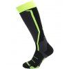 Allround ski socks junior, black/anthracite/signal yellow